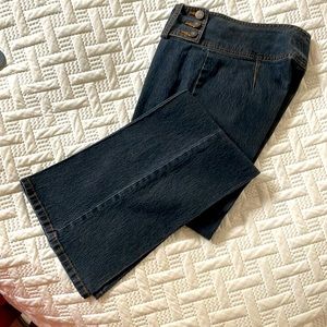 Bisou Bisou low rise boot cut jeans